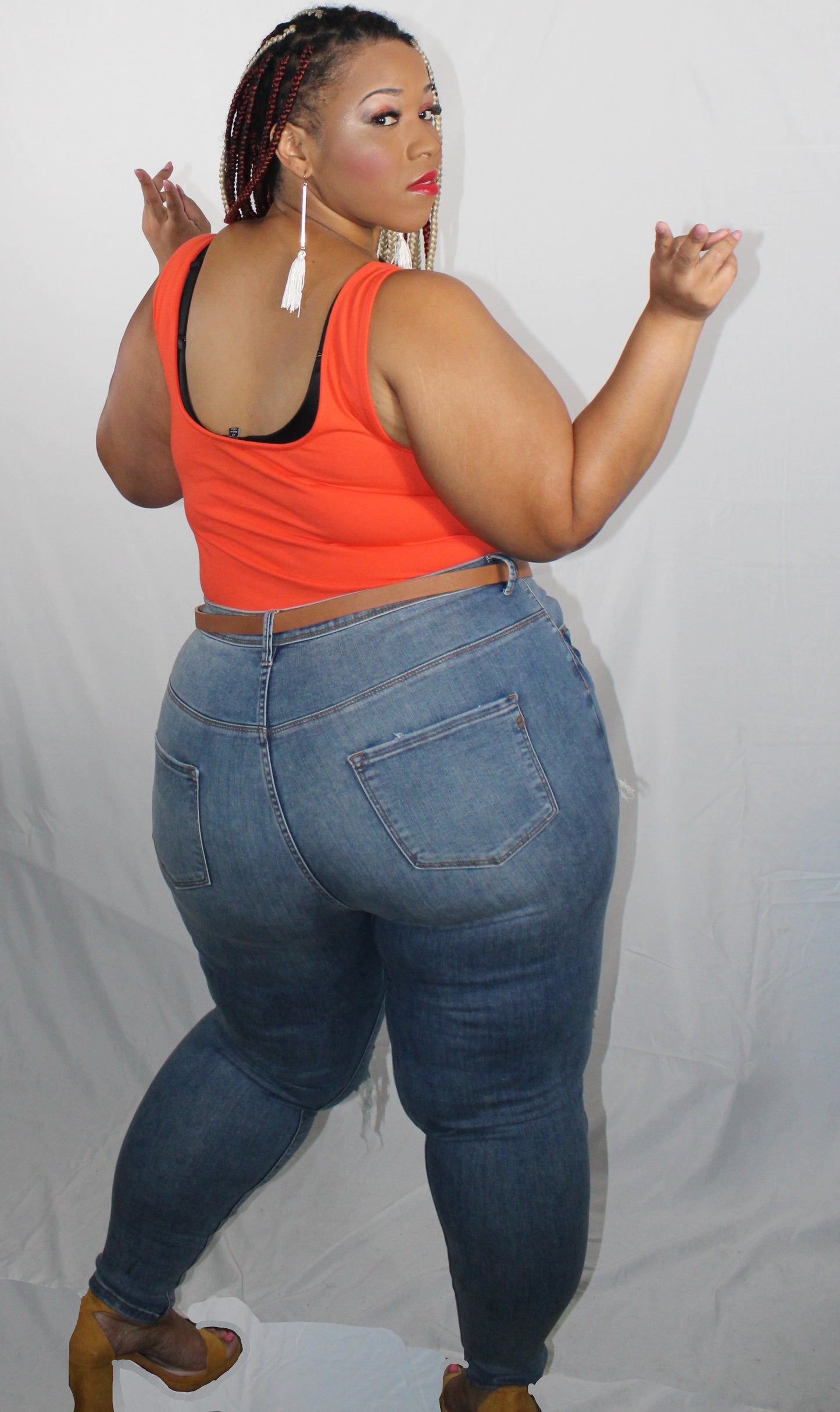 M.A.P HUG ME DISTRESSED DENIM JEANS