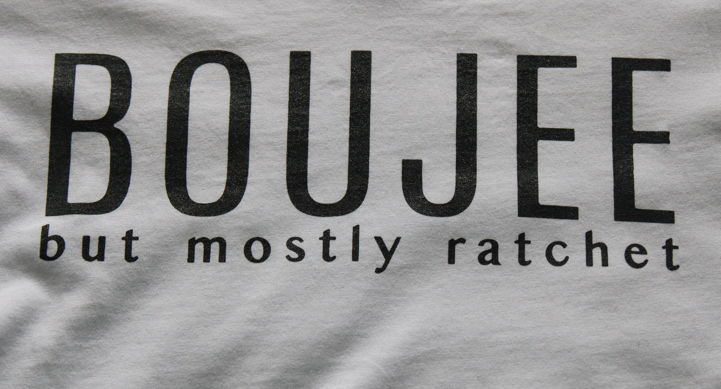 BOUJEE But Mostly Ratchet Short Sleeve V Neck T-Shirt